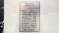 3 HP Top Mounted Mono-Block Walk-In Freezer system XWZ300T