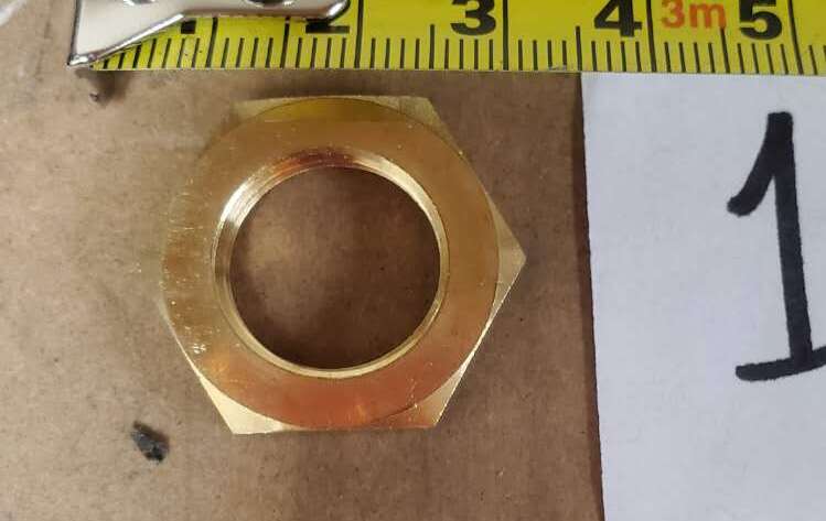 [Parts] Brass Fine Thread Thin Nut