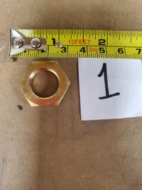 [Parts] Brass Fine Thread Thin Nut