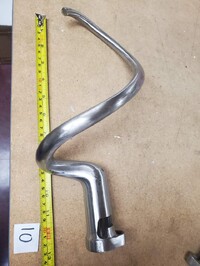 [Parts] HLB-7 Bakery Dough Mixer Attachment Dough Hook