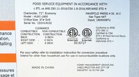 NSF 72 ins Commercial Radiant Broiler Grill HLRC-1800