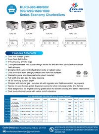 NSF 72 ins Commercial Radiant Broiler Grill HLRC-1800