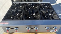 NSF 36 ins SIX burner hotplate HWS-6