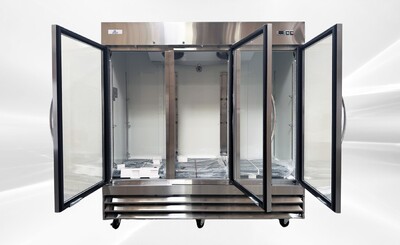 NSF 3Glass Door Stainless Steel Commercial Freezer CFD-3FFGSS