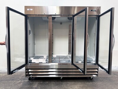 NSF 3Glass Door Stainless Steel Commercial Freezer CFD-3FFGSS