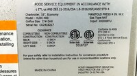 NSF 16 inches Radiant broiler HLRC-400