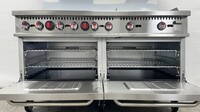 60 ins 6b24g NSF oven range with legs HFSO-60-G24