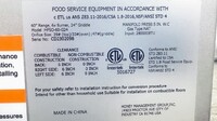 60 ins 6b24g NSF oven range with legs HFSO-60-G24