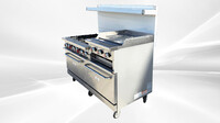 60 ins 6b24g cheese melter NSF oven range with legs HFSO-60-GS24