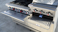 60 ins 6b24g cheese melter NSF oven range with legs HFSO-60-GS24