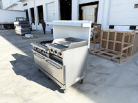 60 ins 6b24g cheese melter NSF oven range with legs HFSO-60-GS24