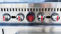 36 ins 4b12g NSF oven ranges with legs HFSO-36-G12
