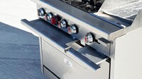 36 ins 4b12g NSF oven ranges with legs HFSO-36-G12