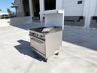 36 ins 4b12g NSF oven ranges with legs HFSO-36-G12