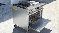 36 inches 2 Burner 24 Grill NSF oven ranges HFSO-36-G24