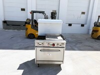 36 inches 2 Burner 24 Grill NSF oven ranges HFSO-36-G24