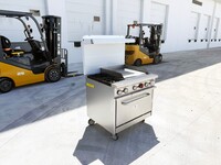 36 inches 2 Burner 24 Grill NSF oven ranges HFSO-36-G24