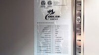 NSF 2Glass Door Stainless Steel Commercial Freezer CD-56FG-2
