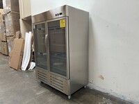 NSF 2Glass Door Stainless Steel Commercial Freezer CD-56FG-2