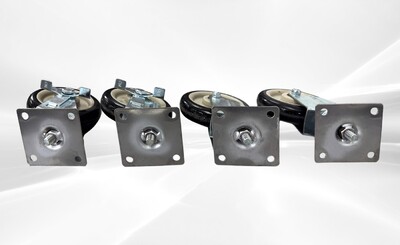 Four 5 inches Wheel for Gas LP Deep Fryer WSW-5
