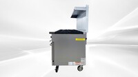 NSF 10 Burner Double Oven Gas Range with legs HFSO-60