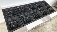 NSF 10 Burner Double Oven Gas Range with legs HFSO-60