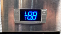 NSF Reach In One Door Refrigerator SS interior AKR-07381