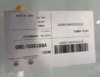 [Parts] VRX1500/380 Sandwich Prep Table Long glass