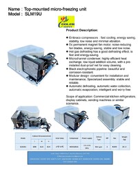 Top Mounted Chilling Medium Temperature Unit 1HP SLM19U