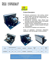 1.5HP Condensing Unit U-NTX6238UV