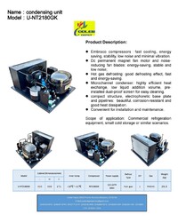 1HP Condensing Unit U-NT2180GK