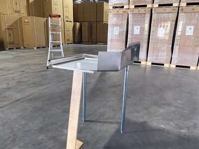 NSF Clean Dish Table 24W x 30D x43.7H inches HN-DTC24L