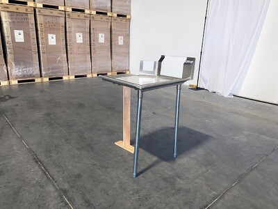 NSF Clean Dish Table 24W x 30D x43.7H inches HN-DTC24R