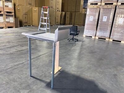 NSF Clean Dish Table 24W x 30D x43.7H inches HN-DTC24R