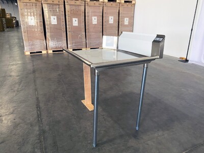 NSF Clean Dish Table 36W x 30D x43.7H inches HN-DTC36R