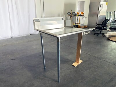 NSF Clean Dish Table 36W x 30D x43.7H inches HN-DTC36L
