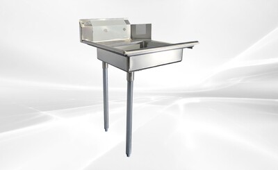 NSF Soiled Dish Table 26W x 30D x43.7H inches HN-DTS26L