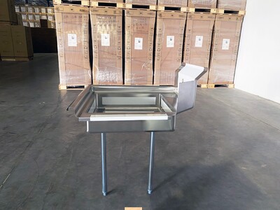 NSF Soiled Dish Table 26W x 30D x43.7H inches HN-DTS26L