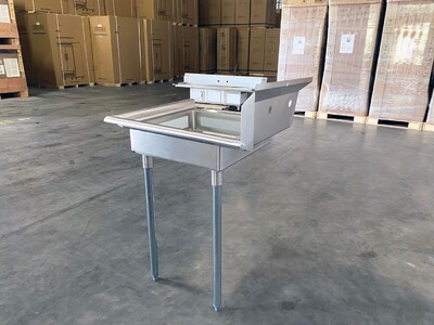 NSF Soiled Dish Table 26W x 30D x43.7H inches HN-DTS26R