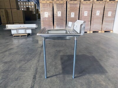 NSF Soiled Dish Table 36W x 30D x43.7H inches HN-DTS36R