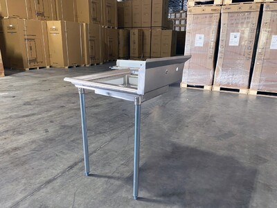 NSF Soiled Dish Table 36W x 30D x43.7H inches HN-DTS36R