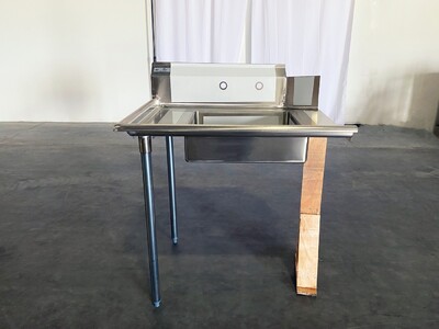 NSF Soiled Dish Table 36W x 30D x43.7H inches HN-DTS36L