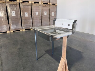 NSF Soiled Dish Table 36W x 30D x43.7H inches HN-DTS36L