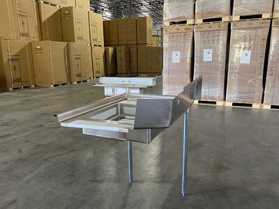 NSF Soiled Dish Table 36W x 30D x43.7H inches HN-DTS36L