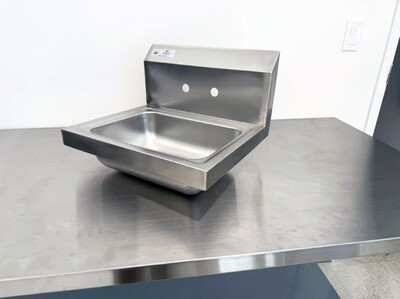 17 ins Commercial NSF SS hand Sink With Faucet HS-17-320