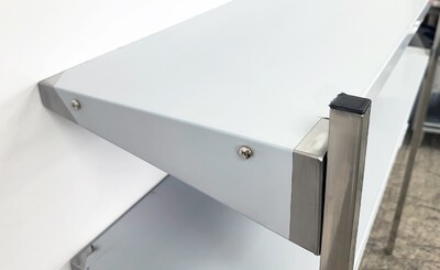 NSF 47 in Two-layer Stainless Steel Shelf 2LTS-1547-418
