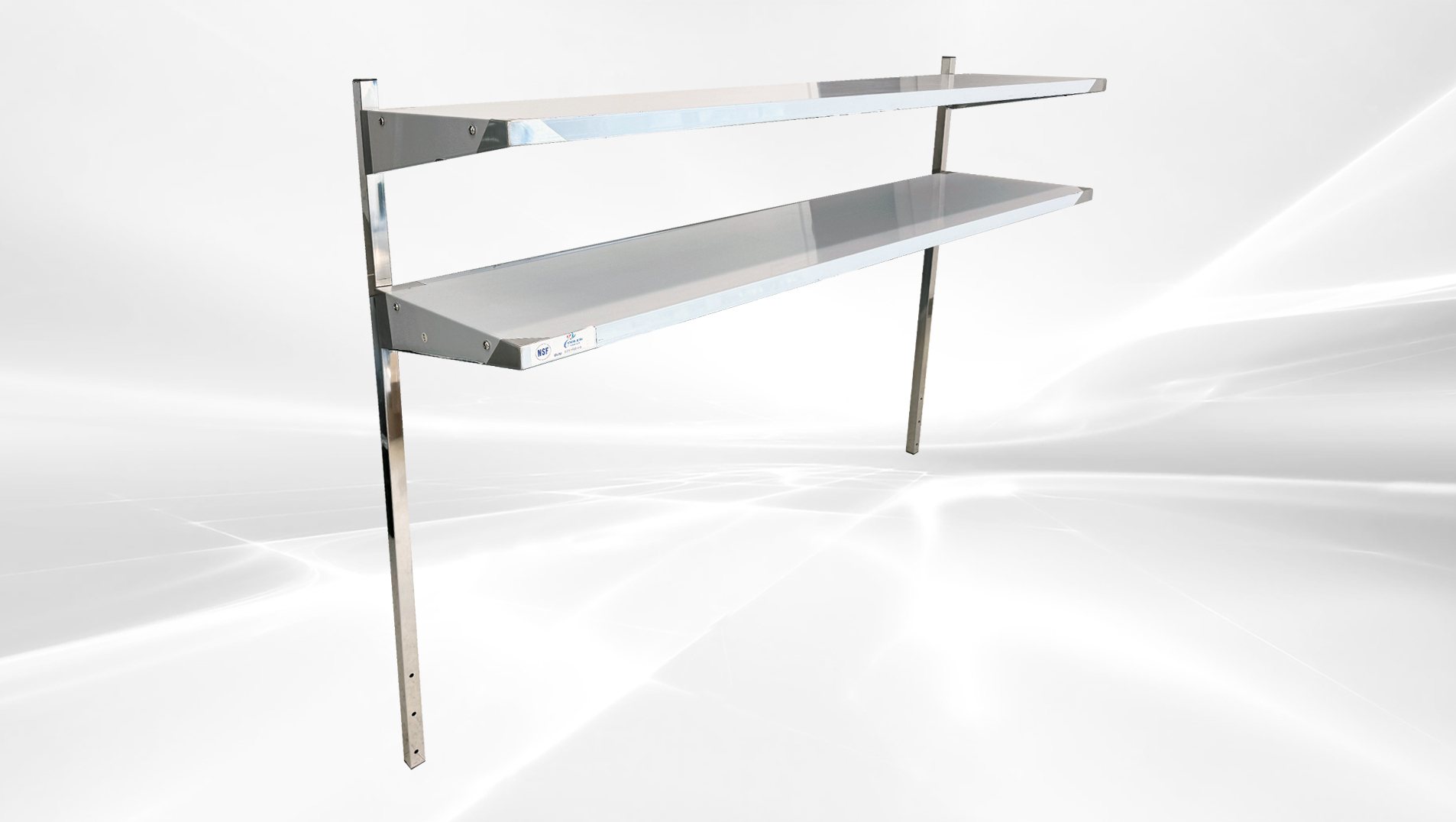 NSF 60 in Two-layer Stainless Steel Shelf 2LTS-1560-418