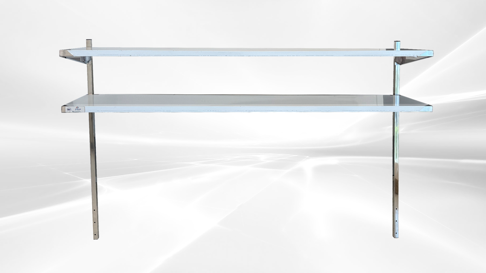 NSF 72 in Two-layer Stainless Steel Shelf 2LTS-1572-418