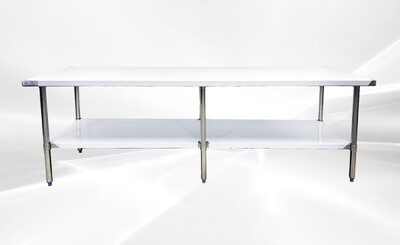 96W x 30D x34H All Stainless Steel Table NSF HN-WT3096-SB