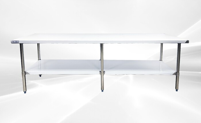 96W x 30D x34H All Stainless Steel Table NSF HN-WT3096-SB